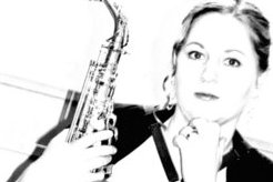 Cornelia Högl-Egretzberger - Saxophonistin (Bild)